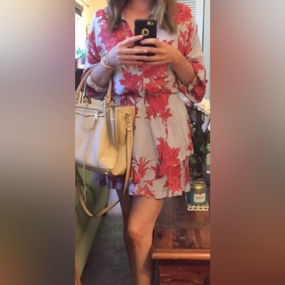 Free People Shake It Mini Floral Dress